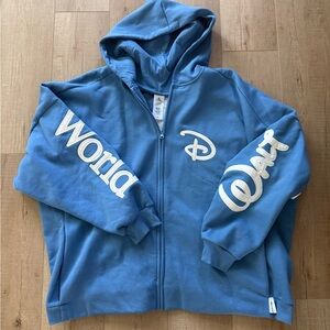 Walt Disney World Blue Hoodie NWTGS